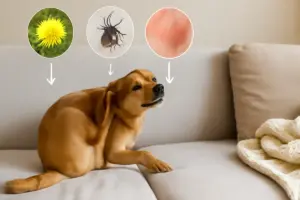 Prurito continuo nel cane: le vere differenze tra allergie, parassiti e disturbi cutanei