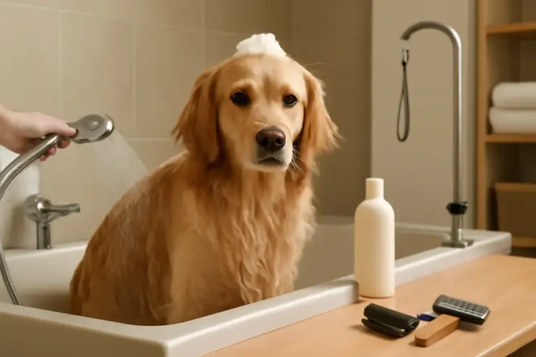 Il bagno perfetto per il cane a pelo lungo: dettagli utili che prevengono nodi e opacità