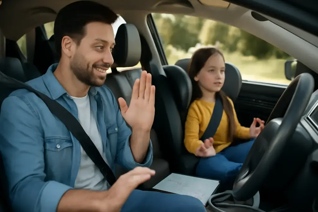 Insegnare a viaggiare in auto senza stress: i passi che rendono ogni spostamento sereno