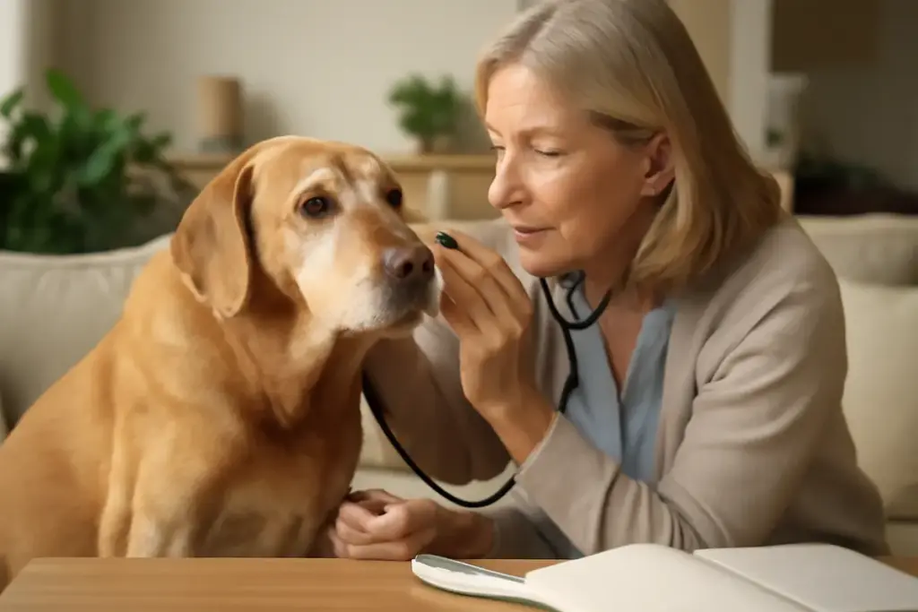 Routine di controllo per cani anziani: check-up domestici che possono rallentare l’invecchiamento