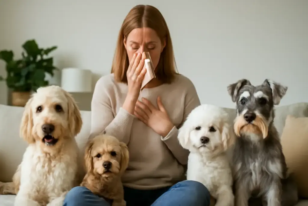 Razze di cani ipoallergenici: la selezione ideale per chi soffre di allergie leggere